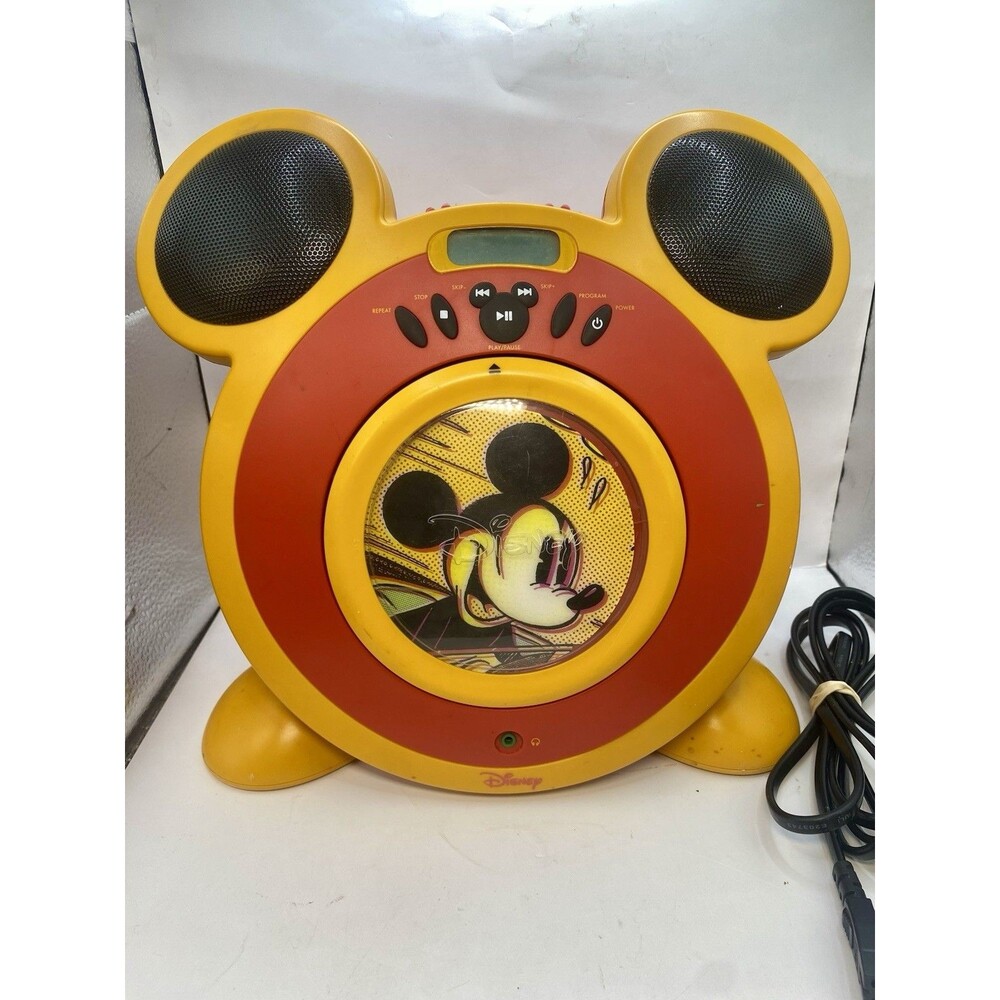 Vintage 2005 Disney Mickey Mouse CD Boombox DB3050-C - Tested